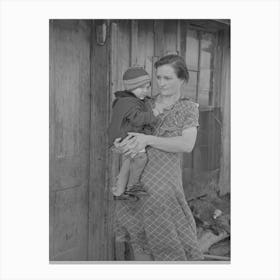 Untitled Photo, Possibly Related To Mrs, John Scott, Wife Of A Hired Man And One Of Her Six Children, Near Ringgold Canvas Print
