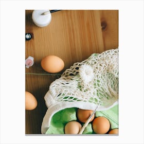Eggs In A Bag 1 Canvas Print