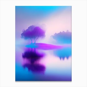 Mist Waterscape Pop Art Photography 2 Canvas Print