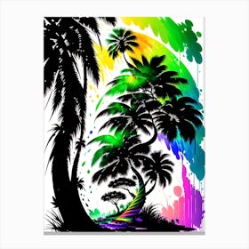 Tropical Palm Trees 1 Canvas Print