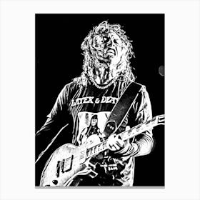 Kirk Hammett metallica band music 8 Canvas Print