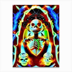 A Skeleton  Canvas Print