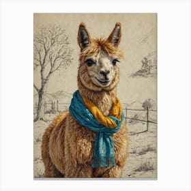 Llama 28 Canvas Print