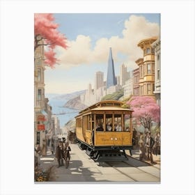 San Francisco Cable Car 2 Canvas Print