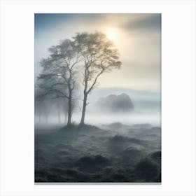 Misty Morning 9 Canvas Print