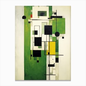 Green Futurism Canvas Print