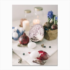 Easter Tablescape 2 Canvas Print