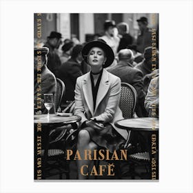 Parisienne Cafe Canvas Print