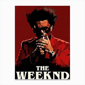 the Weeknd Canvas Print