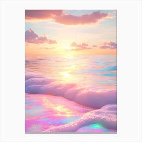 Beach Wallpaper Canvas Print