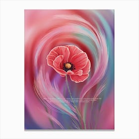 Poppy Flower Canvas Print