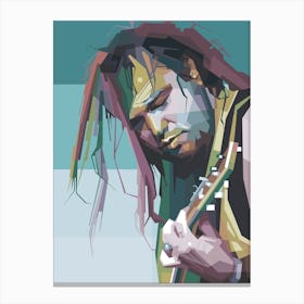 Max Cavalera in WPAP Canvas Print