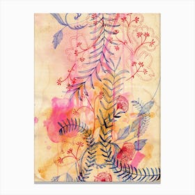 Floral Forms Canvas Print