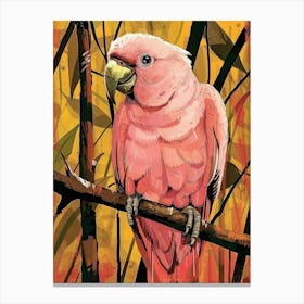 Pink Parrot Canvas Print