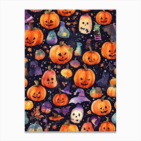 Halloween Pumpkins 2 Canvas Print