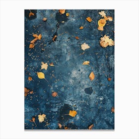 Autumn Leaves On The Ground 2 Canvas Print
