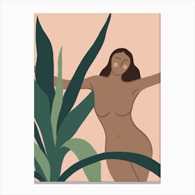 Jungle Girl 8 Canvas Print