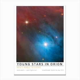 Young Stars In Orion Canvas Print