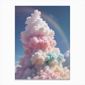 Rainbow Clouds 3 Canvas Print