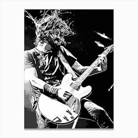 Dave Grohl Foo Fighters 13 Canvas Print