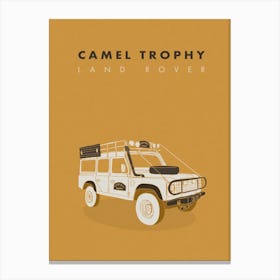 Camel Trophy Landrover Canvas Print