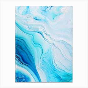 Water Texture Water Waterscape Marble Acrylic Painting 3 Canvas Print