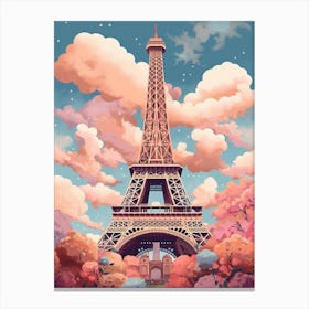 Eiffel Tower Paris France Canvas Print