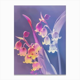 Iridescent Flower Lily Of The Valley 1 Canvas Print