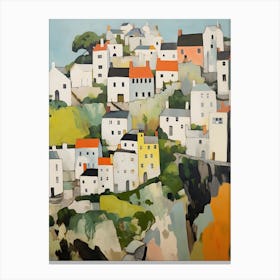 Tenby (Wales) Painting 2 Canvas Print
