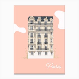 Paris Building Canvas Print