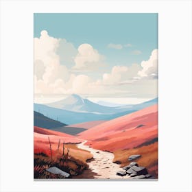 The West Highland Line Scotland 12 Hiking Trail Landscape Canvas Print
