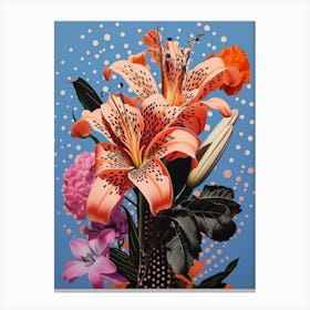Surreal Florals Lily 2 Flower Painting Canvas Print