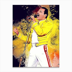 Freddie Mercury Bohemian Rhapsody Canvas Print