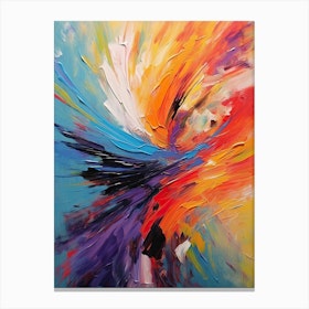 Oil Painting Abstract 3 Canvas Print