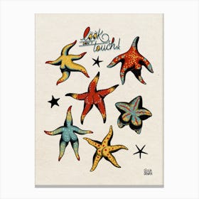 Starfish Butt Canvas Print