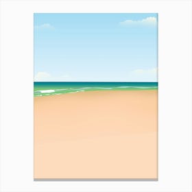Beach Background Canvas Print
