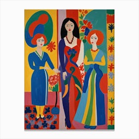 Three Women Canvas Print