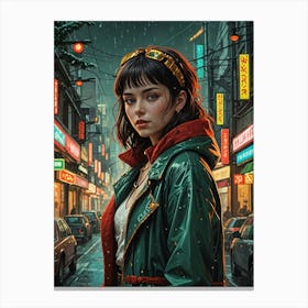 Street Girl Canvas Print