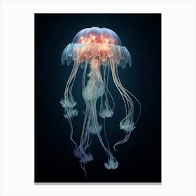 Box Jellyfish Realistic 3 Canvas Print