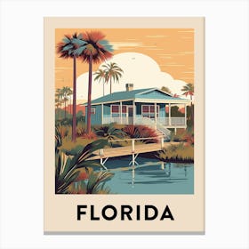 Vintage Travel Poster Florida 4 Canvas Print