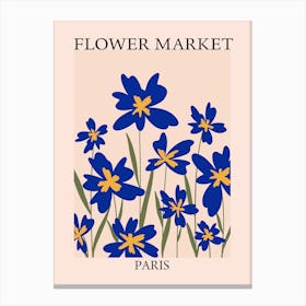 Paris Flowers 2 Canvas Print