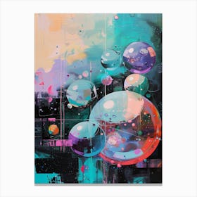 Bubbles 13 Canvas Print