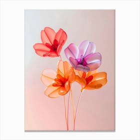 Dreamy Inflatable Flowers Geranium 1 Canvas Print