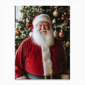 Happy Santa Canvas Print