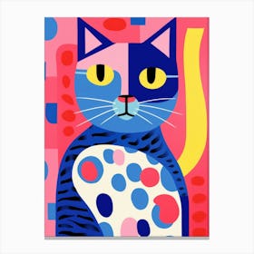 Blue Cat 1 Canvas Print