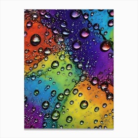 Water Droplets (3) Canvas Print