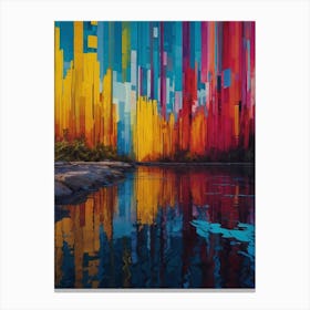 Abstract Cityscape 5 Canvas Print