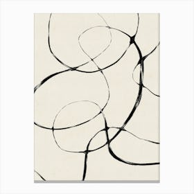Melted Lines Canvas Print
