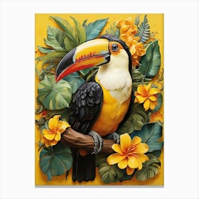 Toucan art print Canvas Print