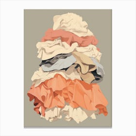 Pile Of Clothes 4 Canvas Print